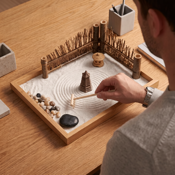 Bamboo Zen Garden Set