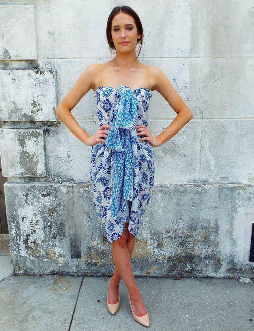 Mom's Favorite Blue Sarong