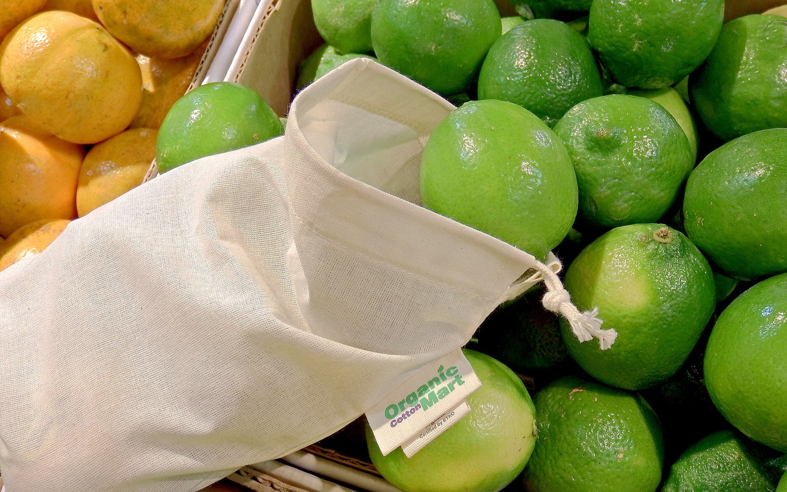 Organic Cotton Mart Muslin Produce Bags - Thumbnail 4