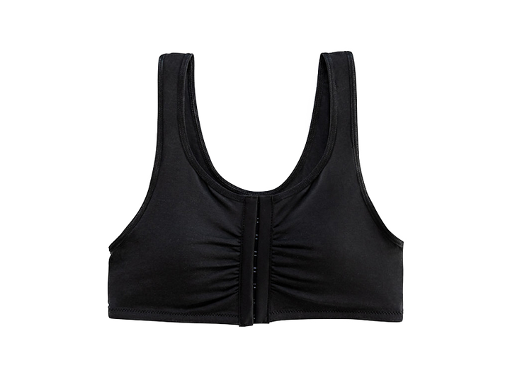 Maia Front Close Bra, Black