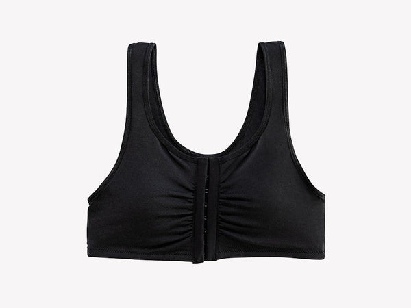 Maia Front Close Bra, Black