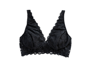 Vela Wireless Bra, Black