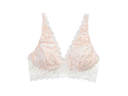 Vela Wireless Bra, White / Blush