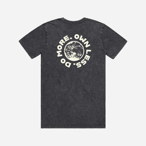 Men's Tee Shirt: Journeys Washed Black