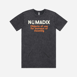 Men's Tee Shirt: Journeys Washed Black