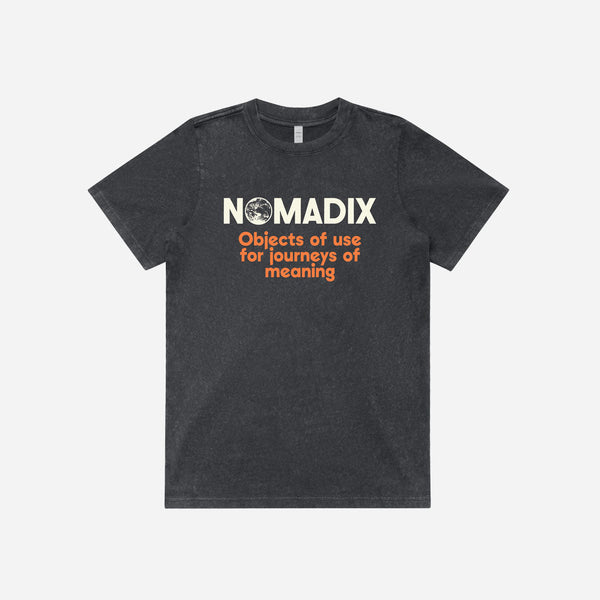 Women's Tee Shirt: Journeys Washed Black