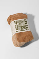 Organic Cotton Socks in Buffalo Brown 3-pack