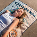 Original Towel: California Map Towel 2