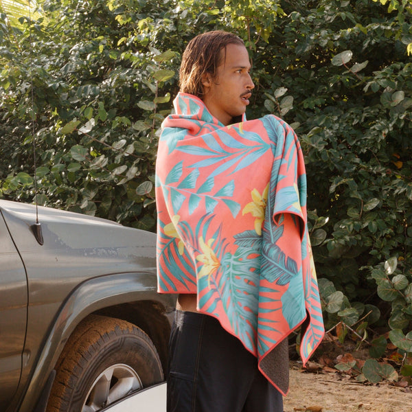 Original Towel: Palms Coral