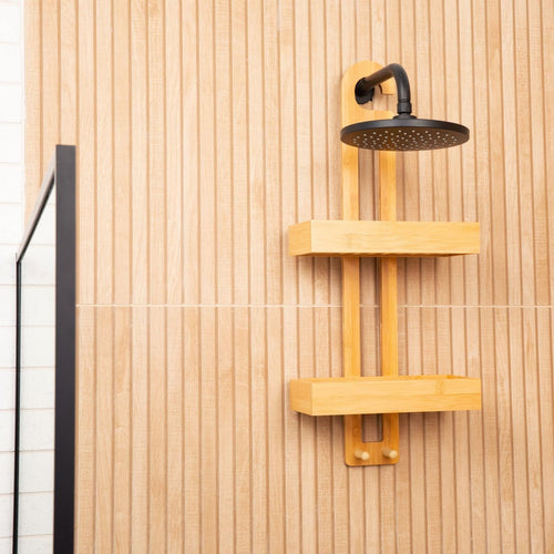 Hanging Bamboo Shower Caddy