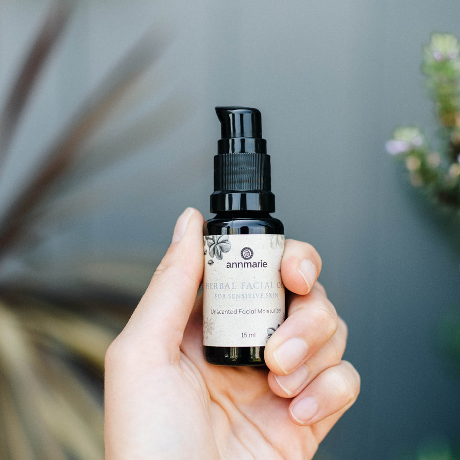 Herbal Facial Oil for Sensitive Skin (15ml)- Collective