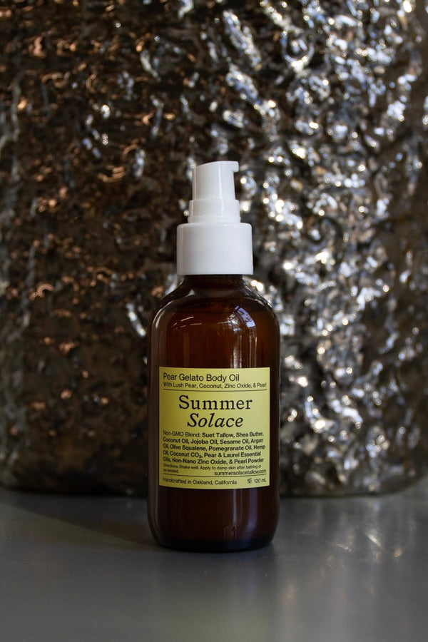 Pear Gelato Body Oil – Zinc and Pearl Extract (Limited Edition)