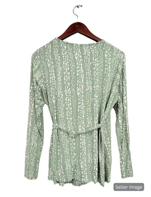 Peridot Organic Wrap Top : Pre-Loved