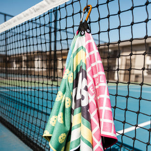 Pickleball Towel: Pickleball Green