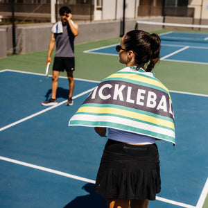 Pickleball Towel: Pickleball Green