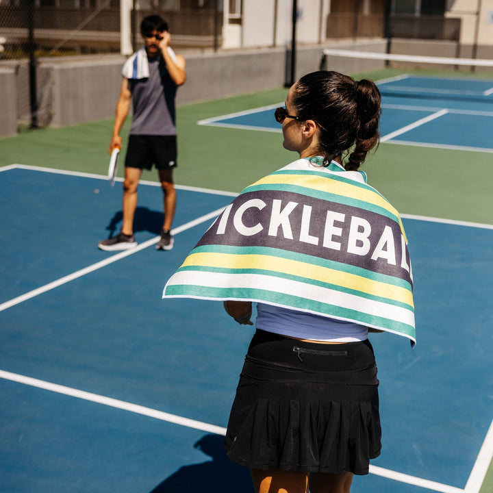 Pickleball Towel: Pickleball Green