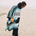 Poncho Towel: Baja Aqua