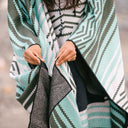 Poncho Towel: Baja Aqua