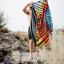 Poncho Towel: Tie-Dye Multi