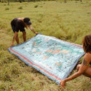 Puffer Blanket: World Map