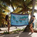 Puffer Blanket: World Map
