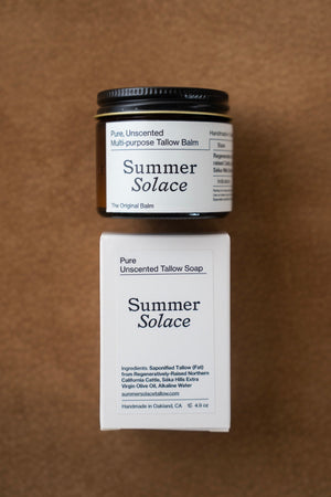 Pure Unscented – Slow Body Care® Set with Regenerative Tallow®
