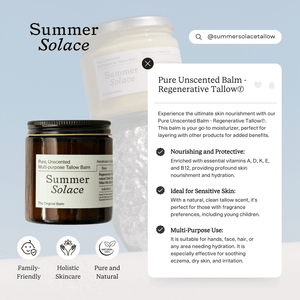 Pure Unscented – Slow Body Care® Collection with Regenerative Tallow®
