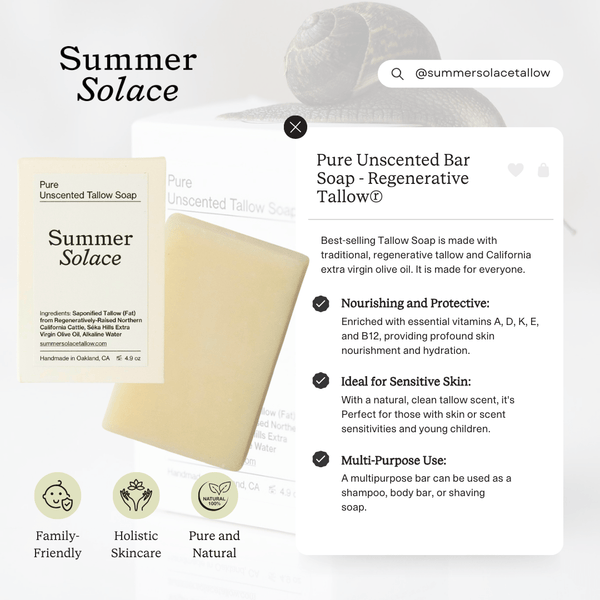 Pure Unscented – Slow Body Care® Collection with Regenerative Tallow®