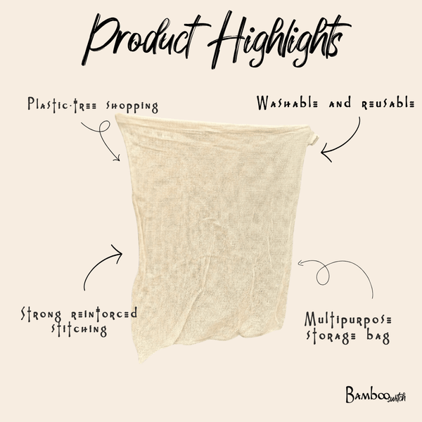 Reusable Mesh Produce Bags | 2 Pack