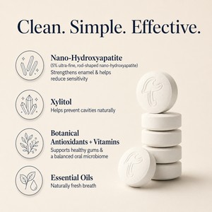 Fluoride-Free Cool Mint Toothpaste Tablets — 4 Months