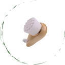 Facial Brush with Bamboo Handle