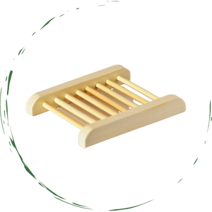 Bamboo Soap Bar Dish. Eco-Friendly