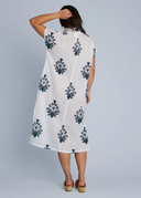 Scout Caftan - Cameo Floral True Navy
