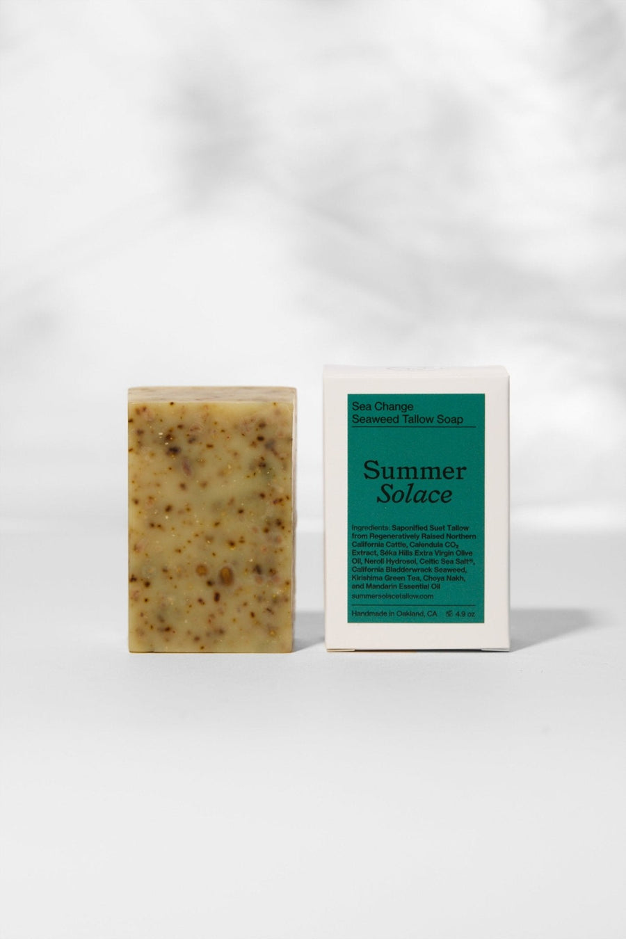 Sea Change Seaweed Bar – Neroli & Bladderwrack for Mineral-Rich Cleansing