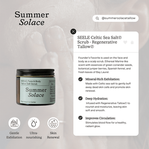 SEELE – Ritual Sea Salt Scrub | Celtic Salt®, Choya Nākh, Sage & Coriander