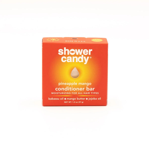 Shower Candy Pineapple Mango Conditioner Bar – Moisturizing Solid Conditioner for All Hair Types