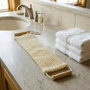 Sisal Back Scrubber with Bamboo Handles