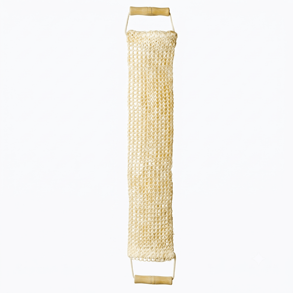 Sisal Back Scrubber with Bamboo Handles