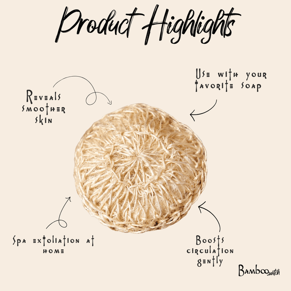Sisal Exfoliating Body Scrubber