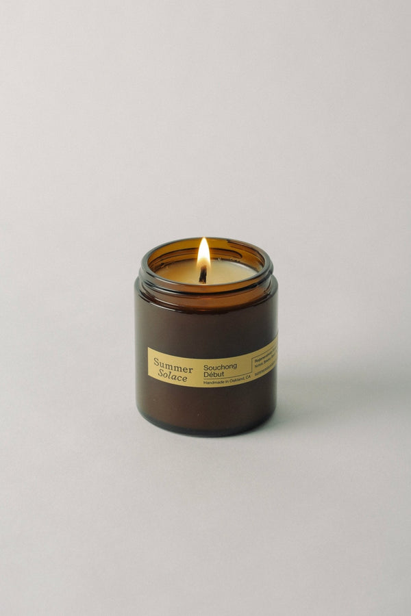 Souchong Debut – Tallow Travel Candle | Black Tea & Vetiver