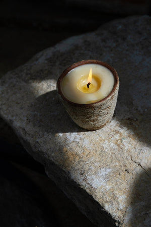 Souchong Debut Earthen Tallow Candle – Smoke-Brushed Terracotta Vessel 4 oz