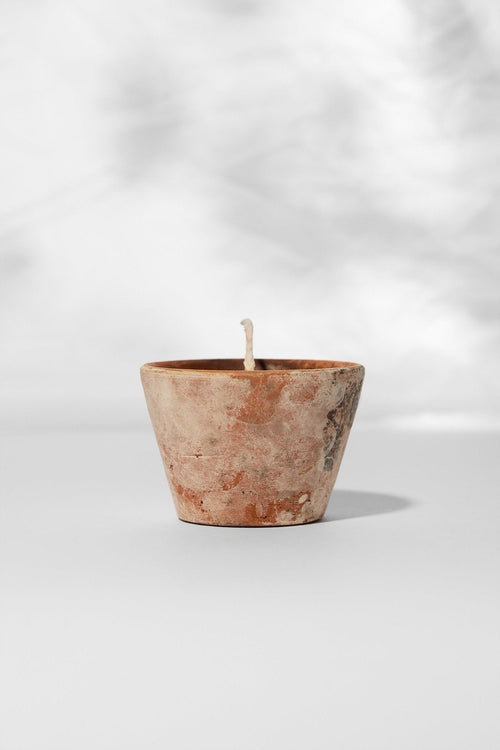 Souchong Debut Earthen Tallow Candle – Smoke-Brushed Terracotta Vessel 4 oz