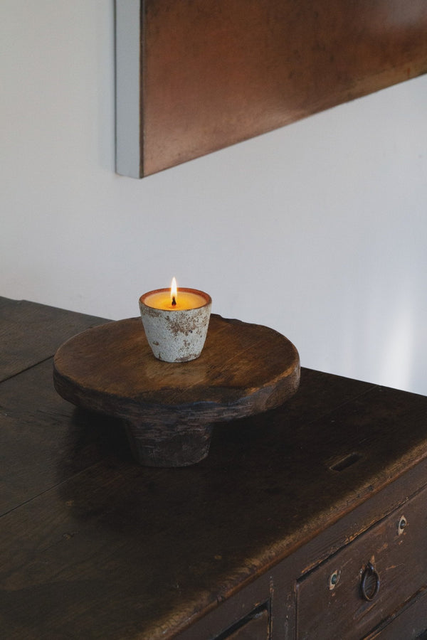 Souchong Debut Earthen Tallow Candle – Smoke-Brushed Terracotta Vessel 4 oz