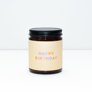 Happy Birthday Jar Candle