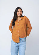 Good Boyfriend Shirt - Sunflower Overdye Marigold