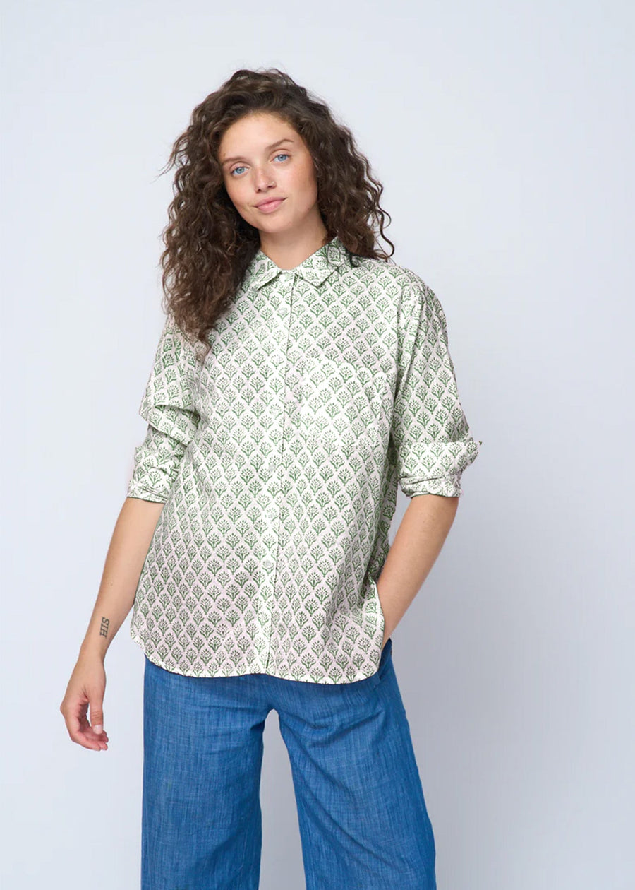 Good Boyfriend Shirt - Sunflower Olive
