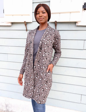 Terrazo Organic Coat- FINAL SALE