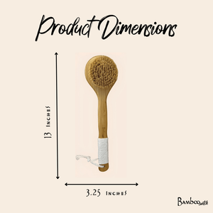 Bamboo Dry Brush | Sisal Bristles
