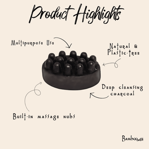 Massage Charcoal Soap Bar