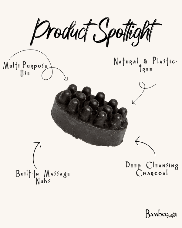 Massage Charcoal Soap Bar